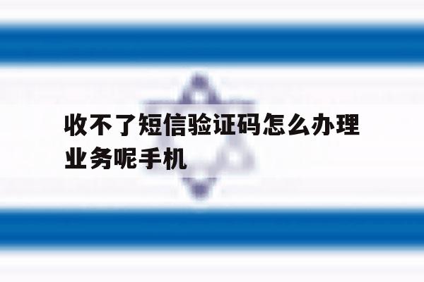 收不了短信验证码怎么办理业务呢手机的简单介绍 收不了短信验证码怎么办理业务呢手机的简单介绍