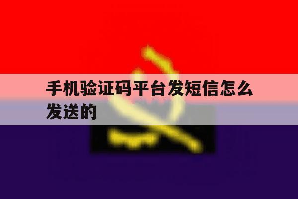 手机验证码平台发短信怎么发送的 手机验证码平台发短信怎么发送的