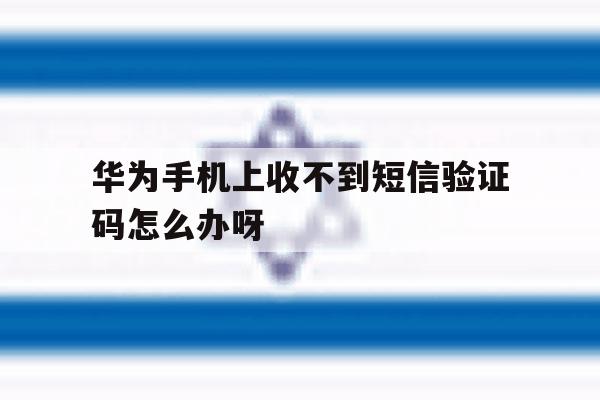 包含华为手机上收不到短信验证码怎么办呀的词条 包含华为手机上收不到短信验证码怎么办呀的词条
