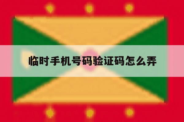 临时手机号码验证码怎么弄 临时手机号码验证码怎么弄