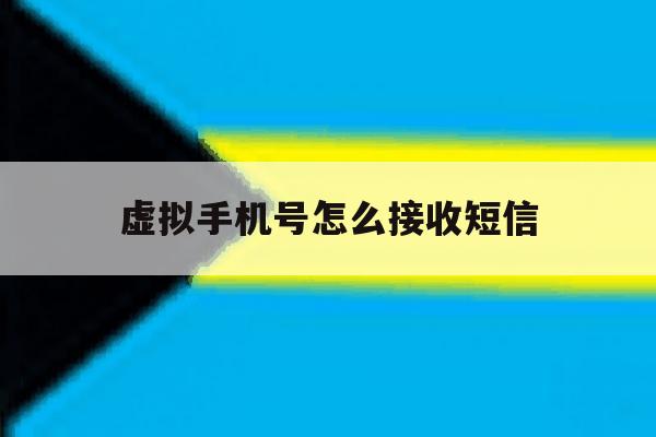 虚拟手机号怎么接收短信 虚拟手机号怎么接收短信