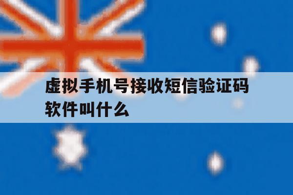 虚拟手机号接收短信验证码软件叫什么 虚拟手机号接收短信验证码软件叫什么
