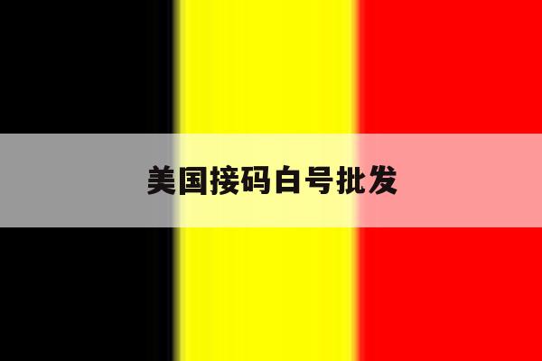 美国接码白号批发 美国接码白号批发