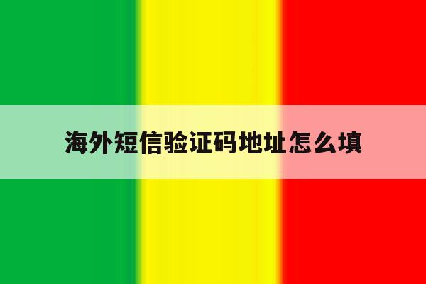 海外短信验证码地址怎么填 海外短信验证码地址怎么填